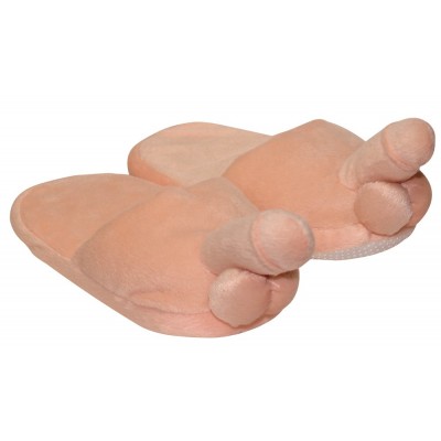 PANTOFOLE IN PELUCHE CON PENE