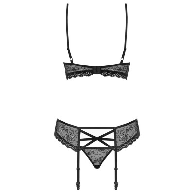 SET - Reggiseno, reggicalze e perizoma 